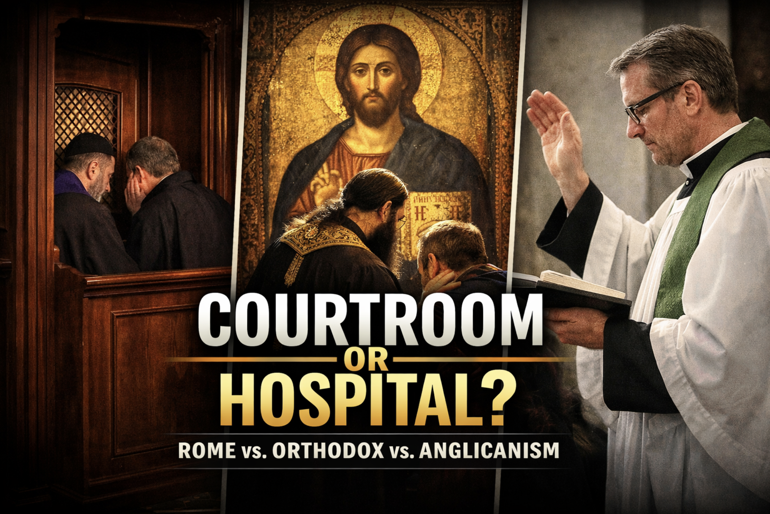 Confession - Steve Macias Confession: Courtroom or Hospital? Anglican, Orthodox & Catholic Compared
